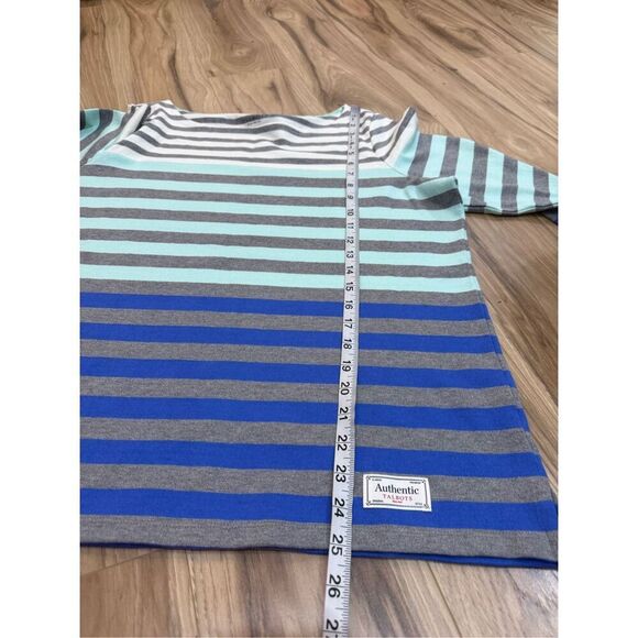 Talbots striped top crew neck sz 1XP - Picture 7 of 7